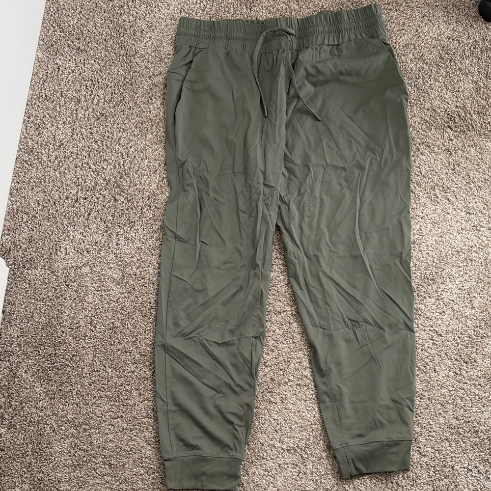 Women's Olive Green Jogger Pants